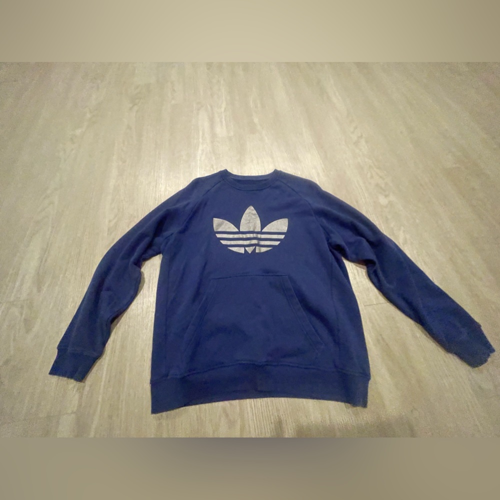ADIDAS SWEATER PULLOVER HAS POCKET UNISEX